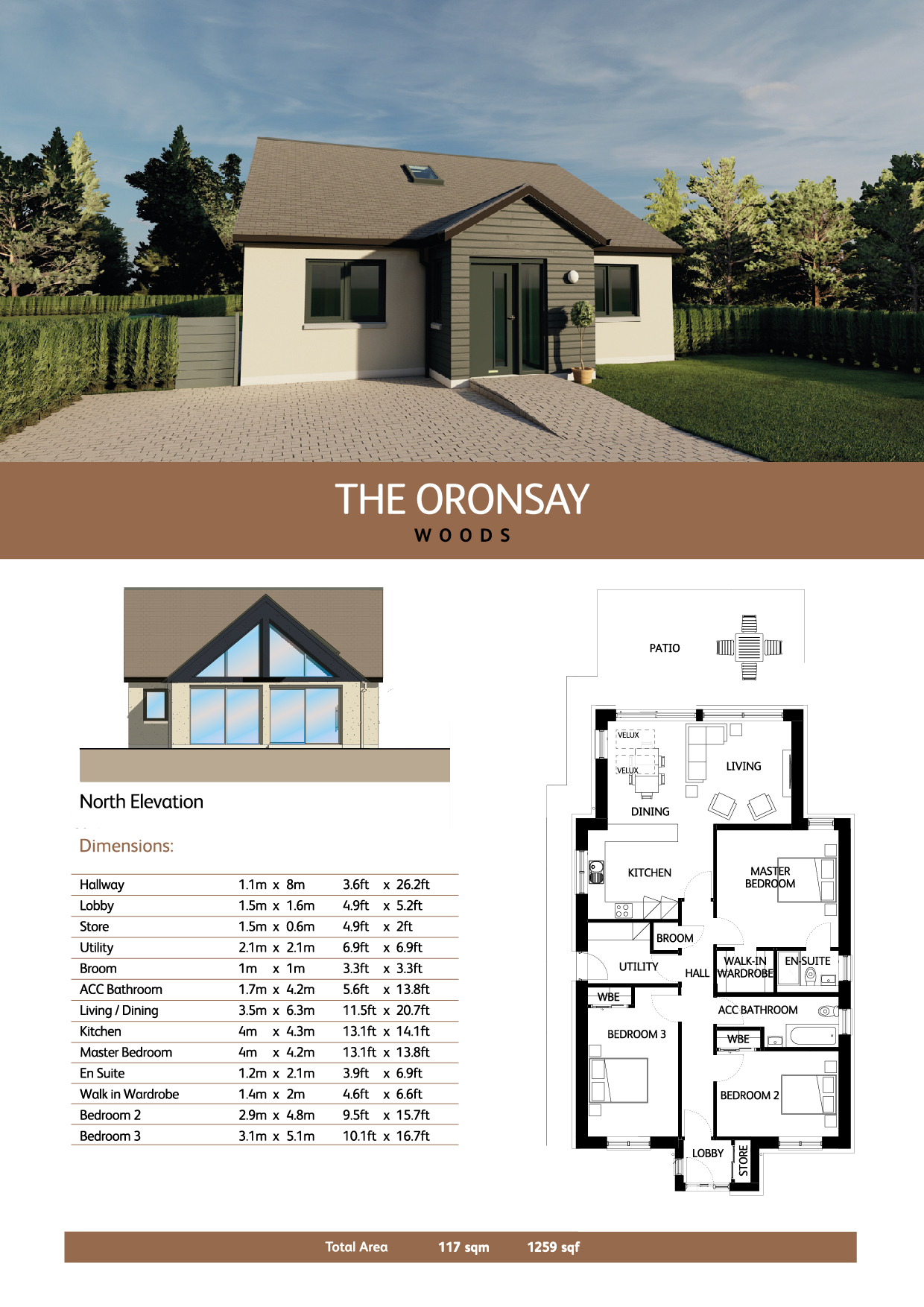 Oronsay with back window display (no garage)